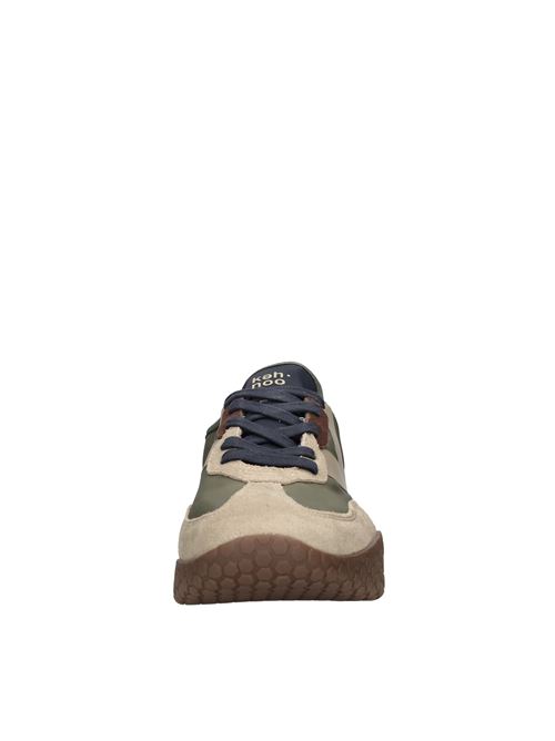 Sneakers in suede and fabric KEH NOO | S00KM9718MILITARE-BEIGE